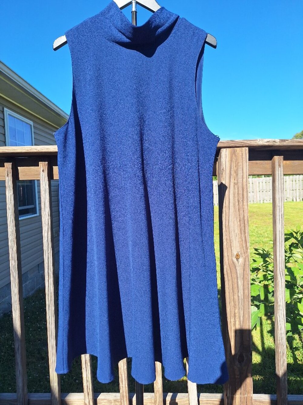 Forever 21 Navy Georgette Sleeveless Dress Sz XL